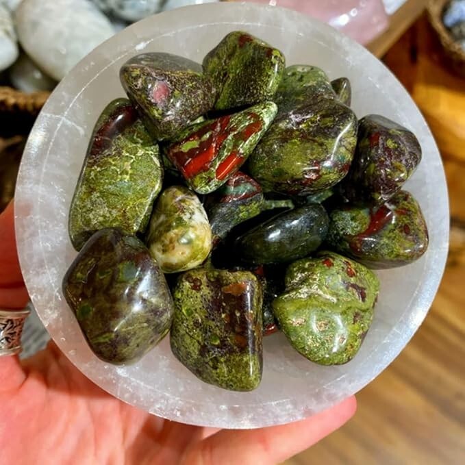 2025NEWFIND High Grade Quality 3pcs Bloodstone Home Decor Healing Gift