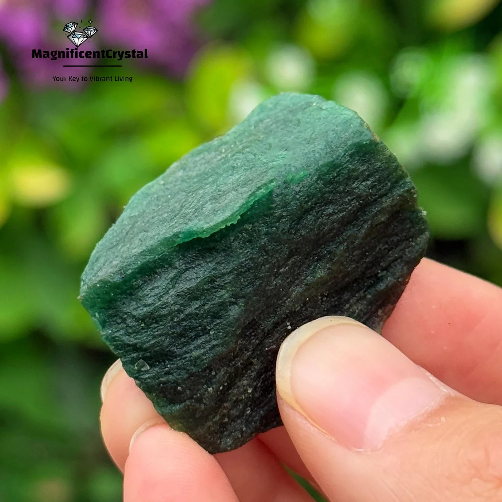 3PCS Genuine Raw Emerald Stone Heart Chakra Mineral Specimens May Birthstone