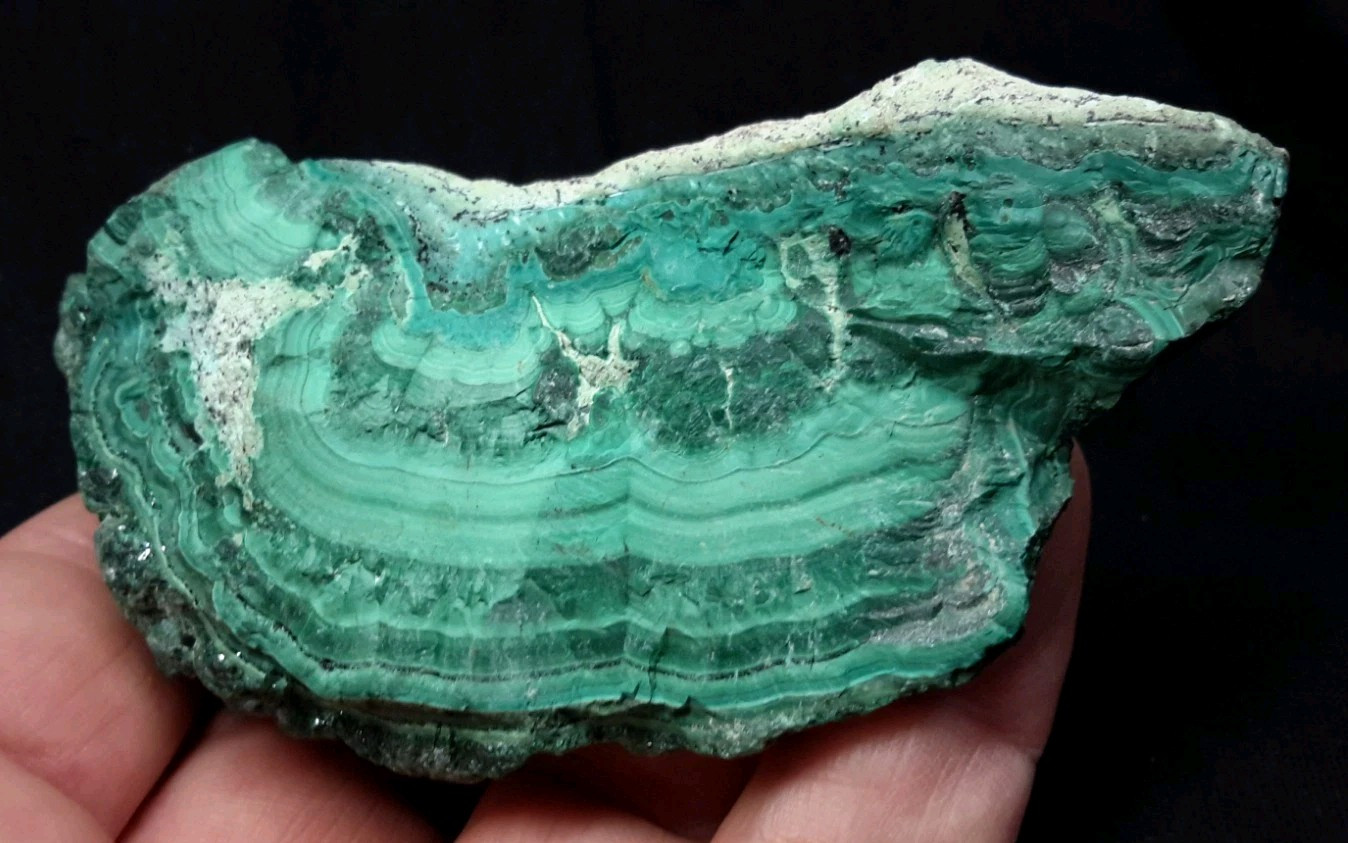 3.5″ MALACHITE from Katanga, Democratic Republic of the Congo