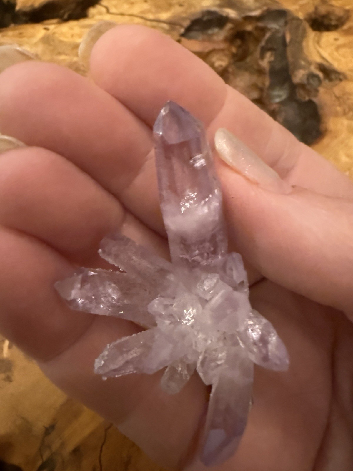 Veracruz amethyst crystal Cluster collector specimen w Druzy