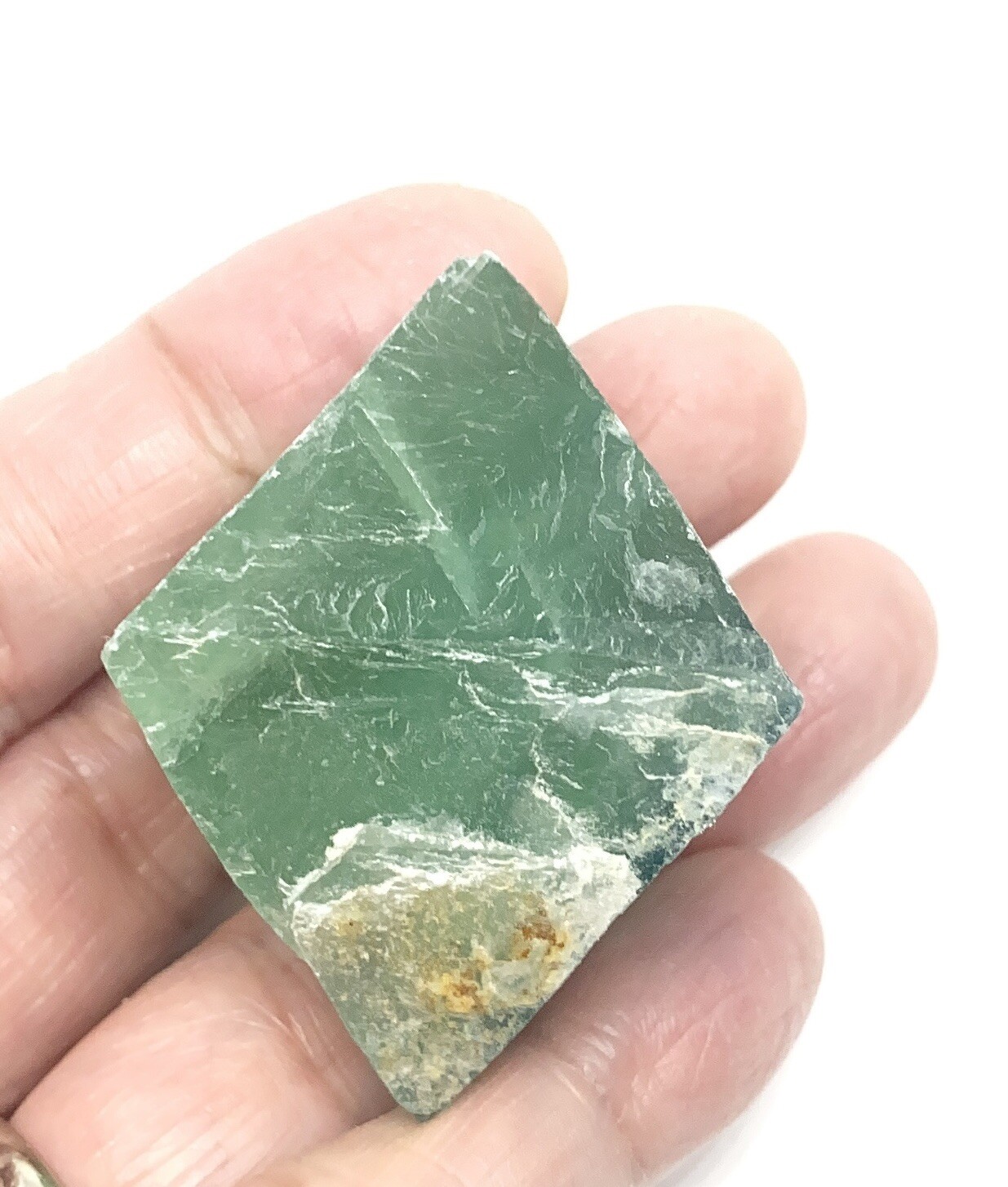 Fluorite Octahedron Green 67g, Aura, Feng Shui, Crystal Healing