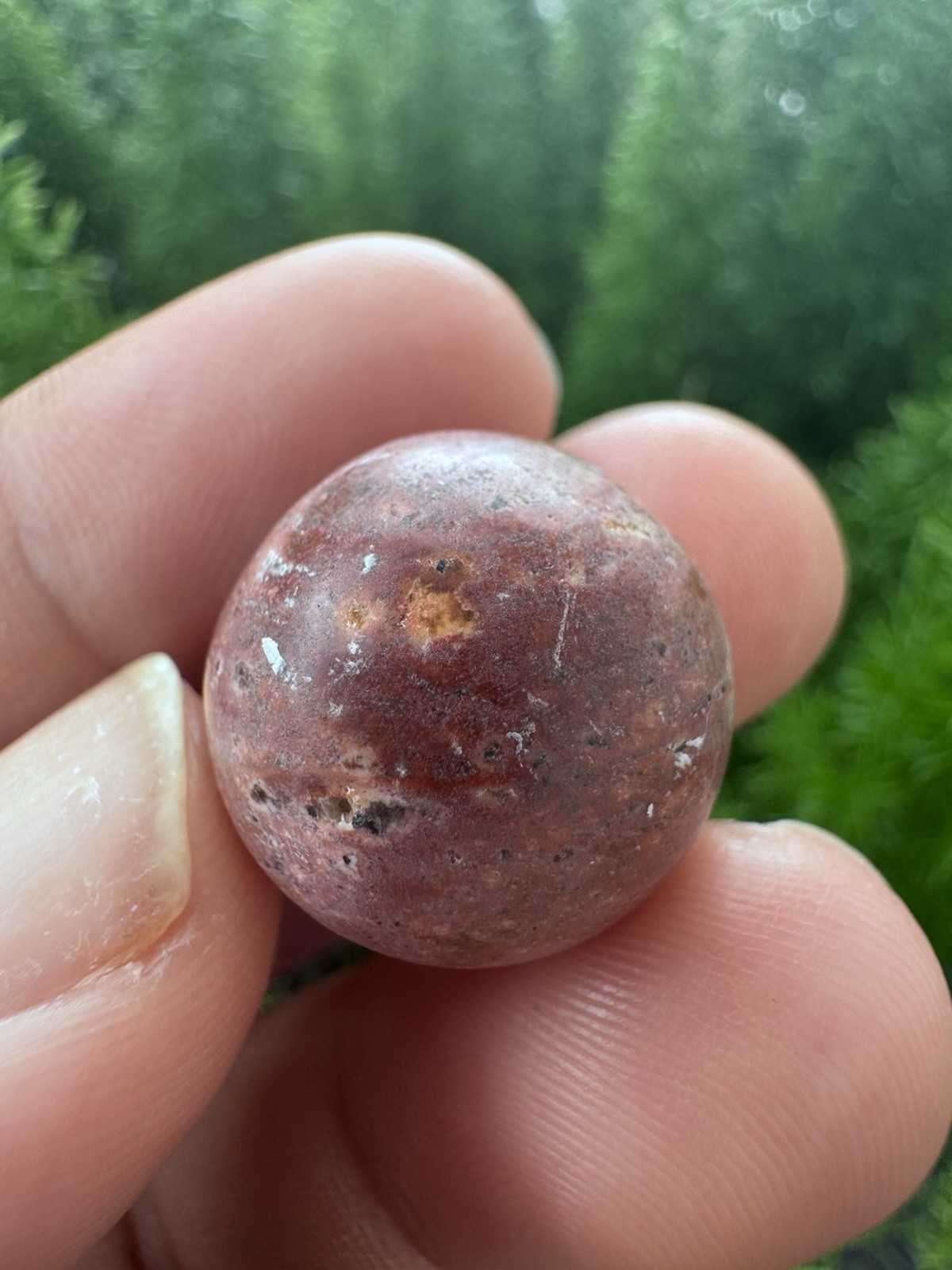 Mexican Cantera Boulder Opal Polished Matrix Sphere Orb Ball 18mm