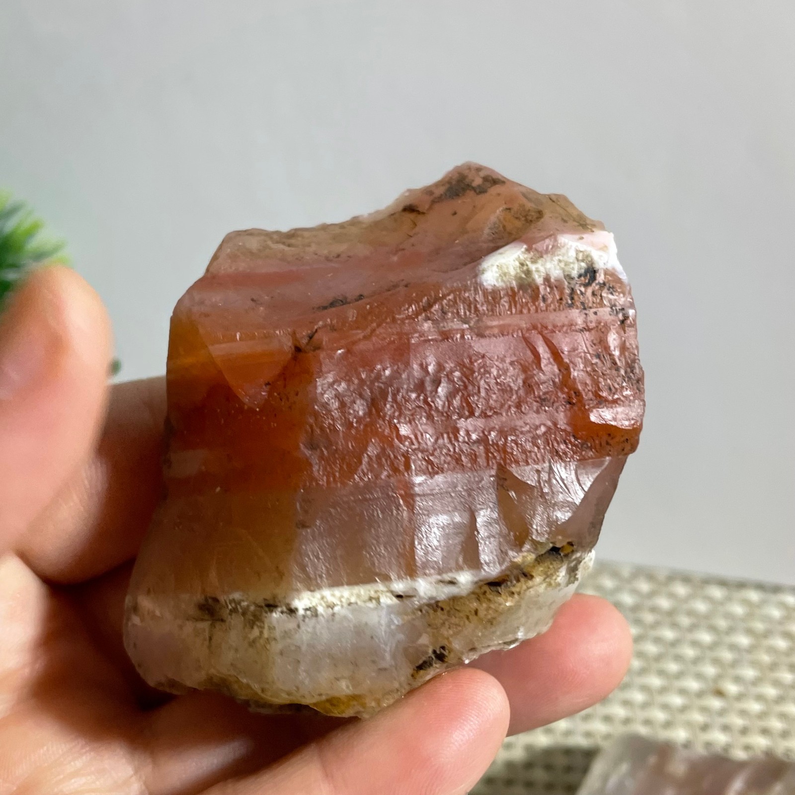 138g Raw Carnelian Stone Rough Red Gemstone Mineral Specimen