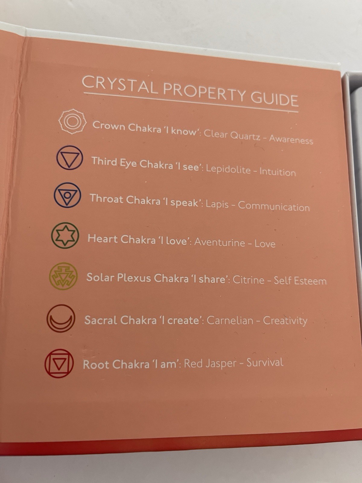 Chakra Meditation Stone Pack + Chakra Cards (100 Cards) You Get Both