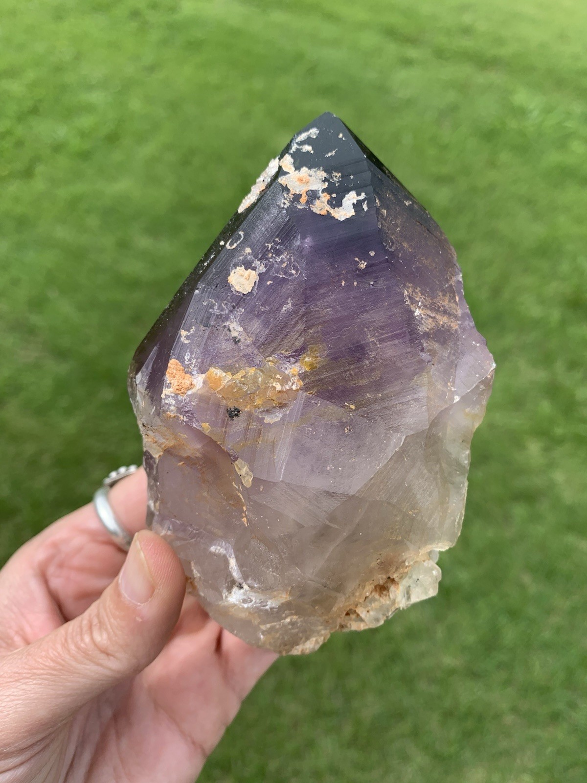 Amethyst Crystal Point from Australia dug by Patrick Gundersen Crystals of AUS