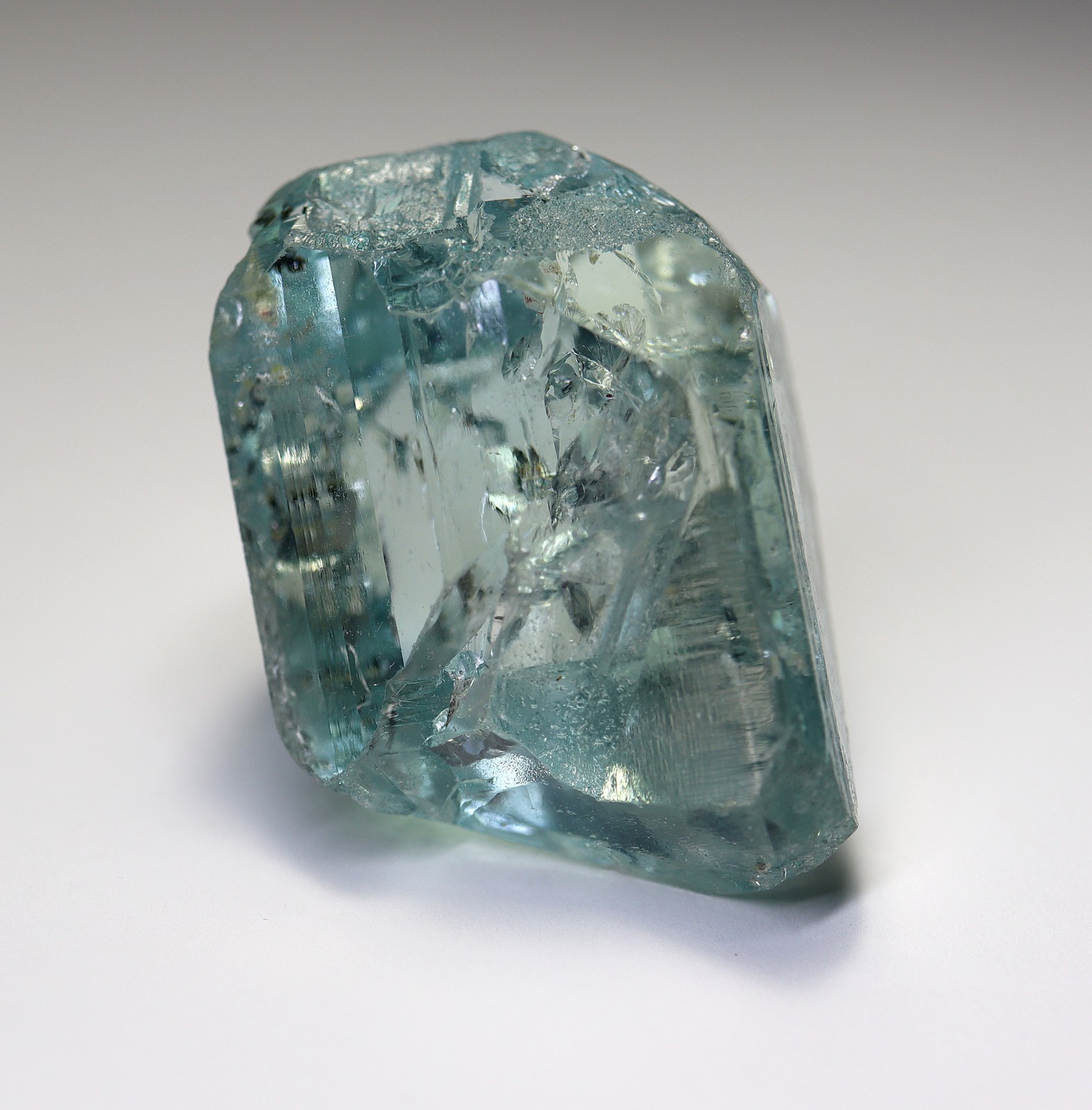 Natural Gem blue Topaz. Appears a complete floater. 1980’s stash. MG Brazil