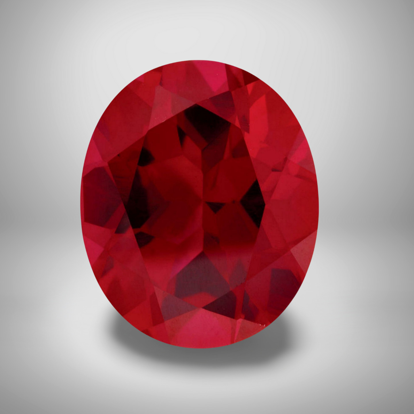 Ruby Oval Cut Gemstone 2.1 Cts – 10×8 mm Calibrated Loose Gem