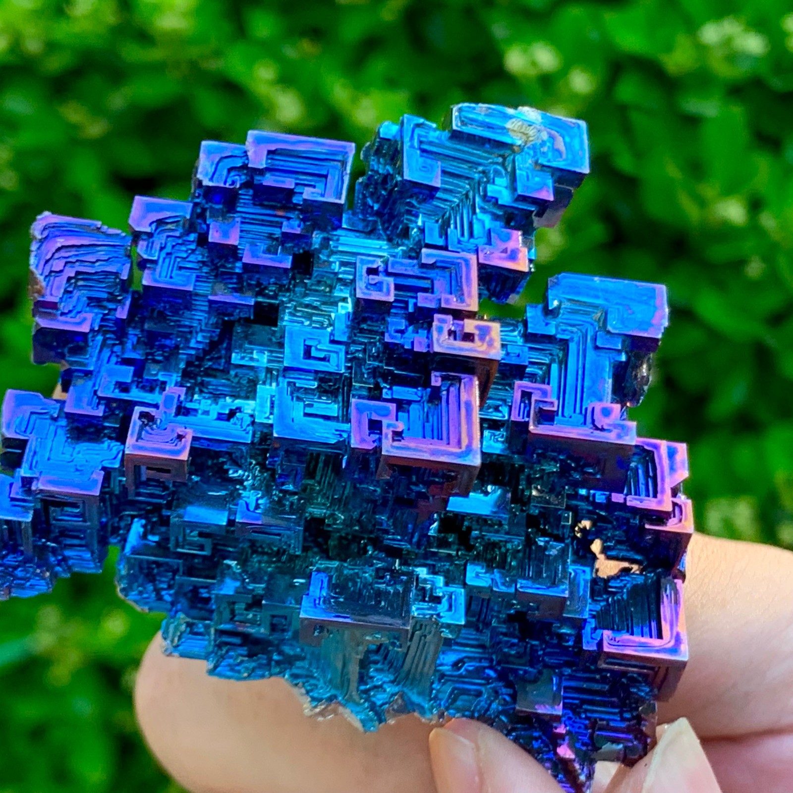 139G ram Bismuth rainbow crystal elementBi gemstone Mineral specimen healing