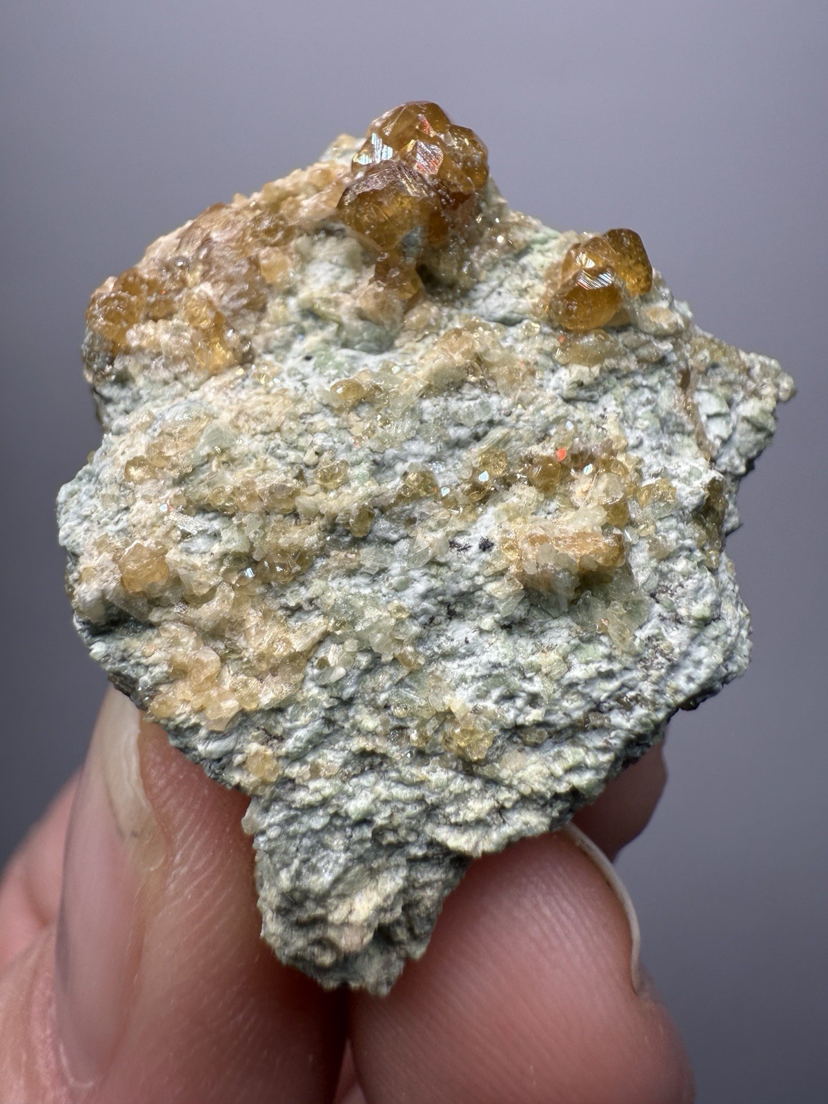 Hessonite Garnet Cluster on Matrix from Pakistan | Natural Collector Specimens