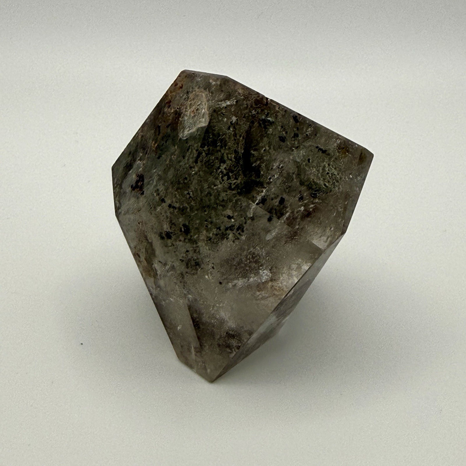 Natural Garden Quartz Freeform, Multicolored Inclusions, 136g