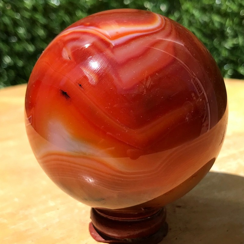 290G Natural Patterned Agate Ball Crystal Sphere Mineral Specimen Healing
