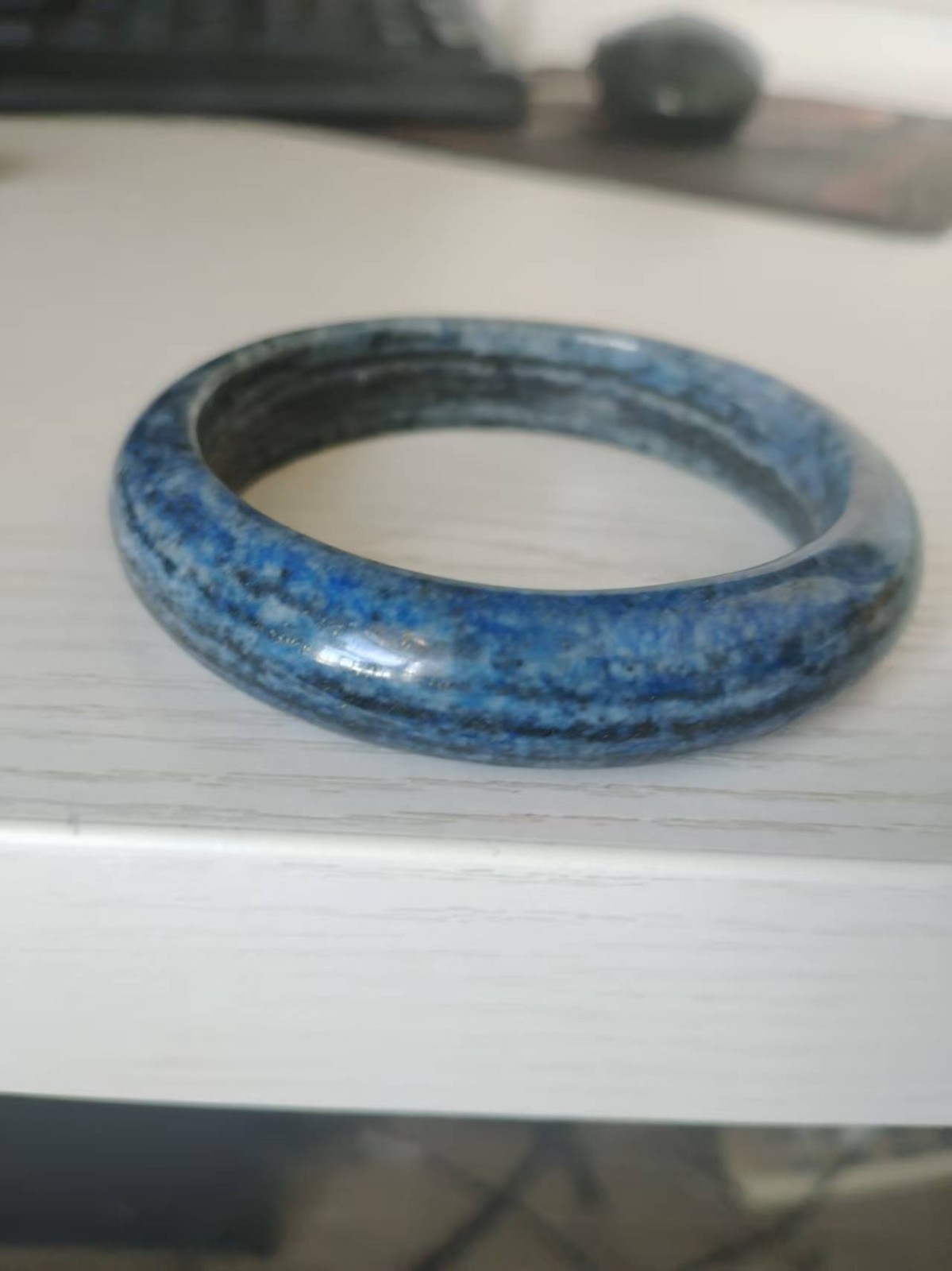 Natural Lapis Lazuli Gems Round Beads Healing Bracelet