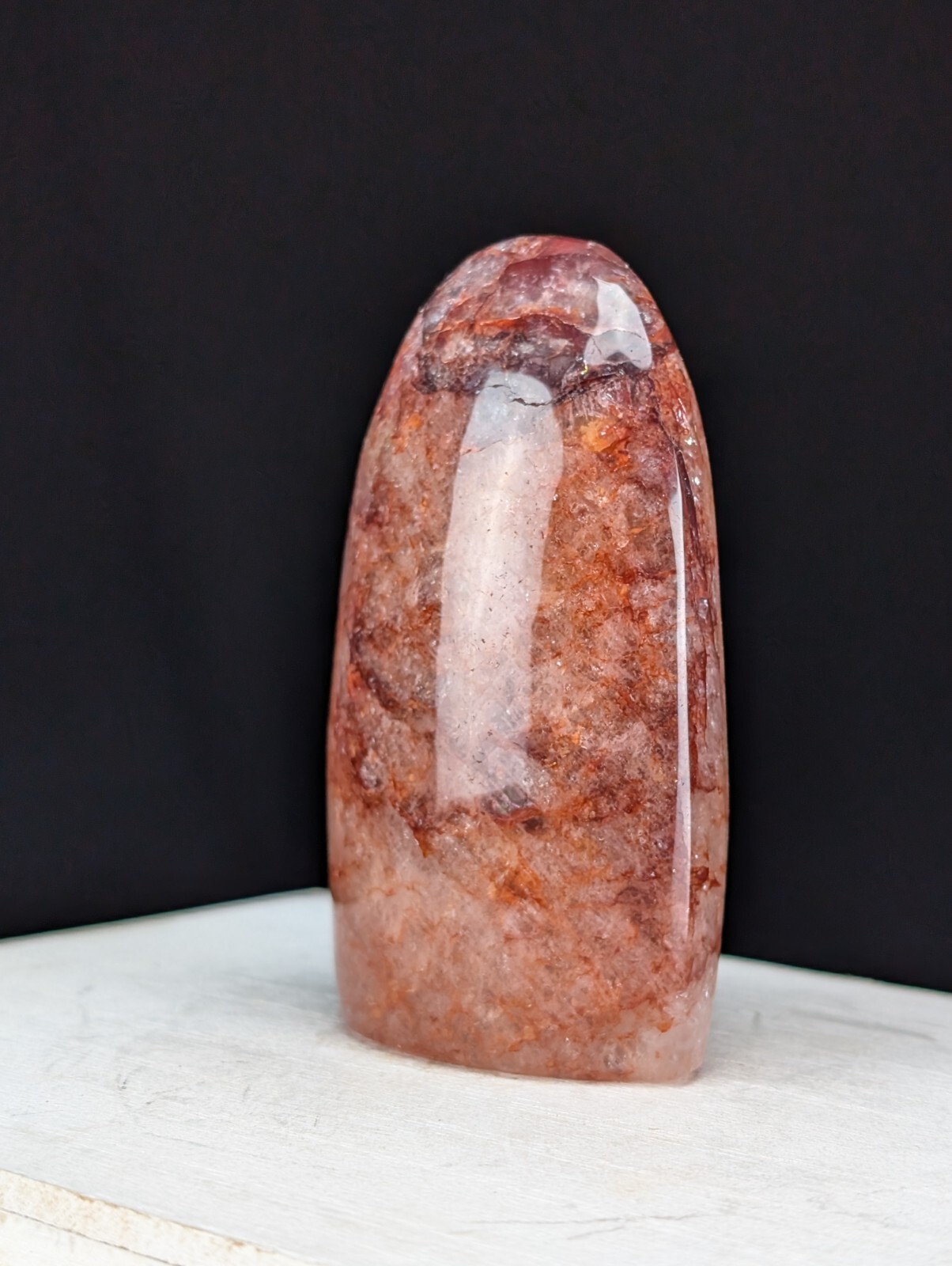 Fire Quartz Freeform Ornament Crystal Chakra Gemstone Free Form