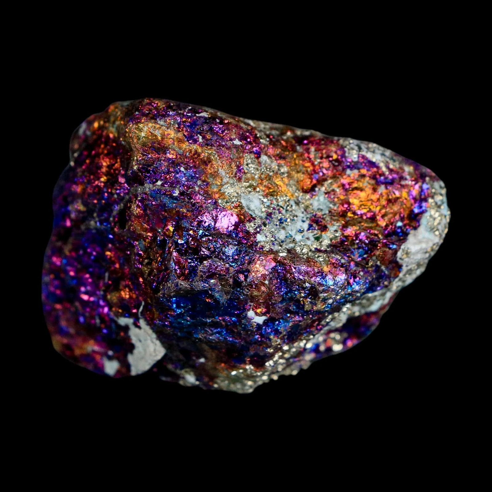 2.7″ Chalcopyrite Bornite Brilliant Multicolored Peacock Ore Chihuahua Mexico