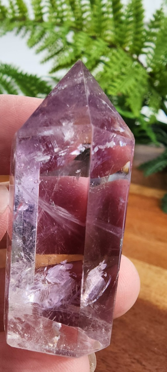 30 grams Amethyst Tower Reiki Healing Point 1-7/8″ Tall