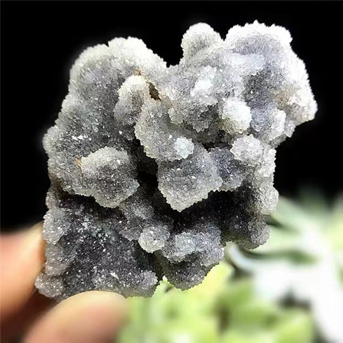 80g+ Natural Black Sphalerite Irregular Healing Crystal Cluster Mineral Specimen