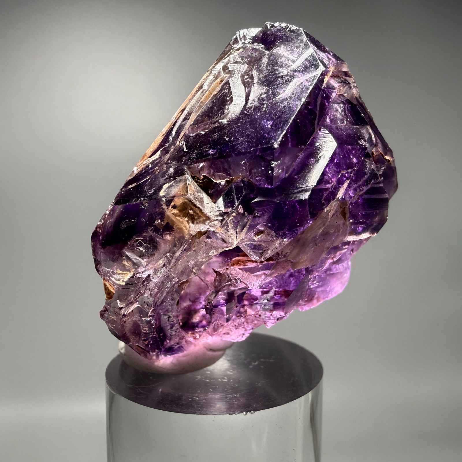 Moving Bubble! RARE Rainbow Fenster Grape Jelly Isis Shangaan Amethyst Enhydro