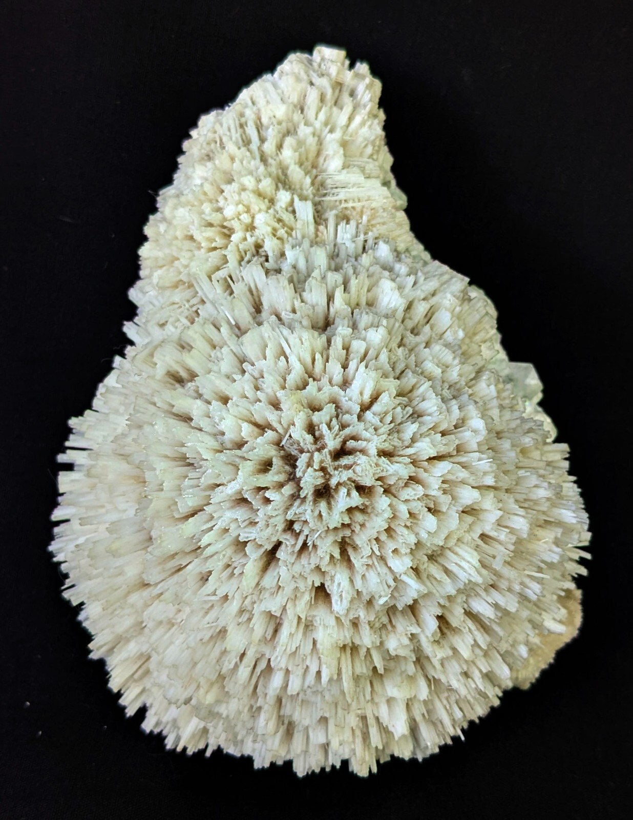 Scolecite Blow Spray ball W/ green Apophyllite cubes formation mineral Specimen