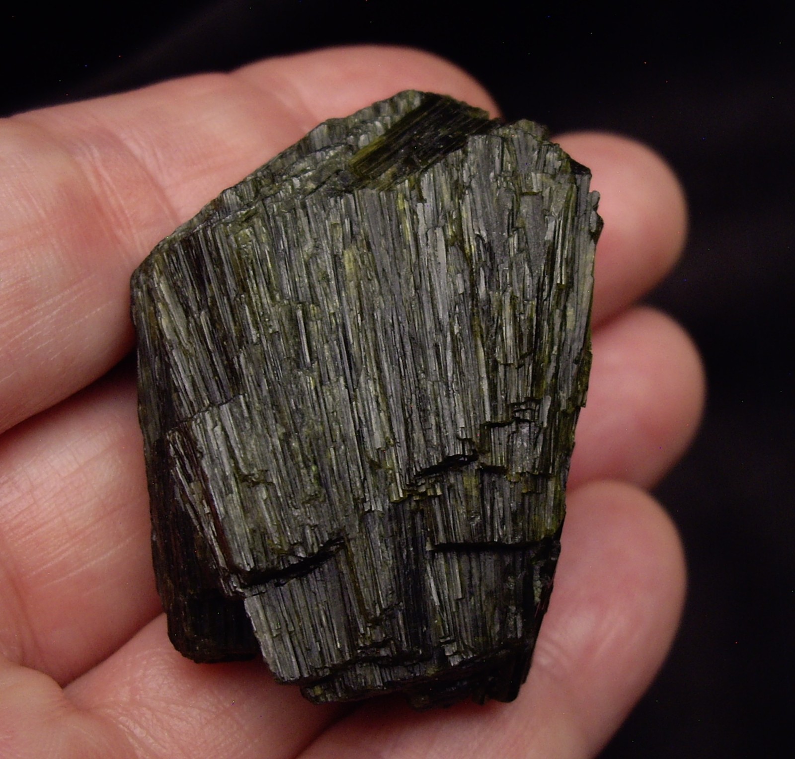 Fine Epidote Spray Terminated Crystal Cluster 45.5g