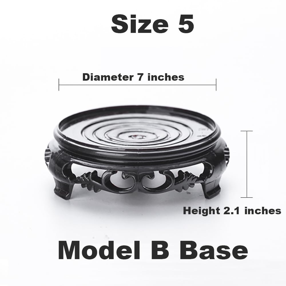 7 Inch Round Vase Planter Display Stand Handmade Oriental Home Decoration Bas…