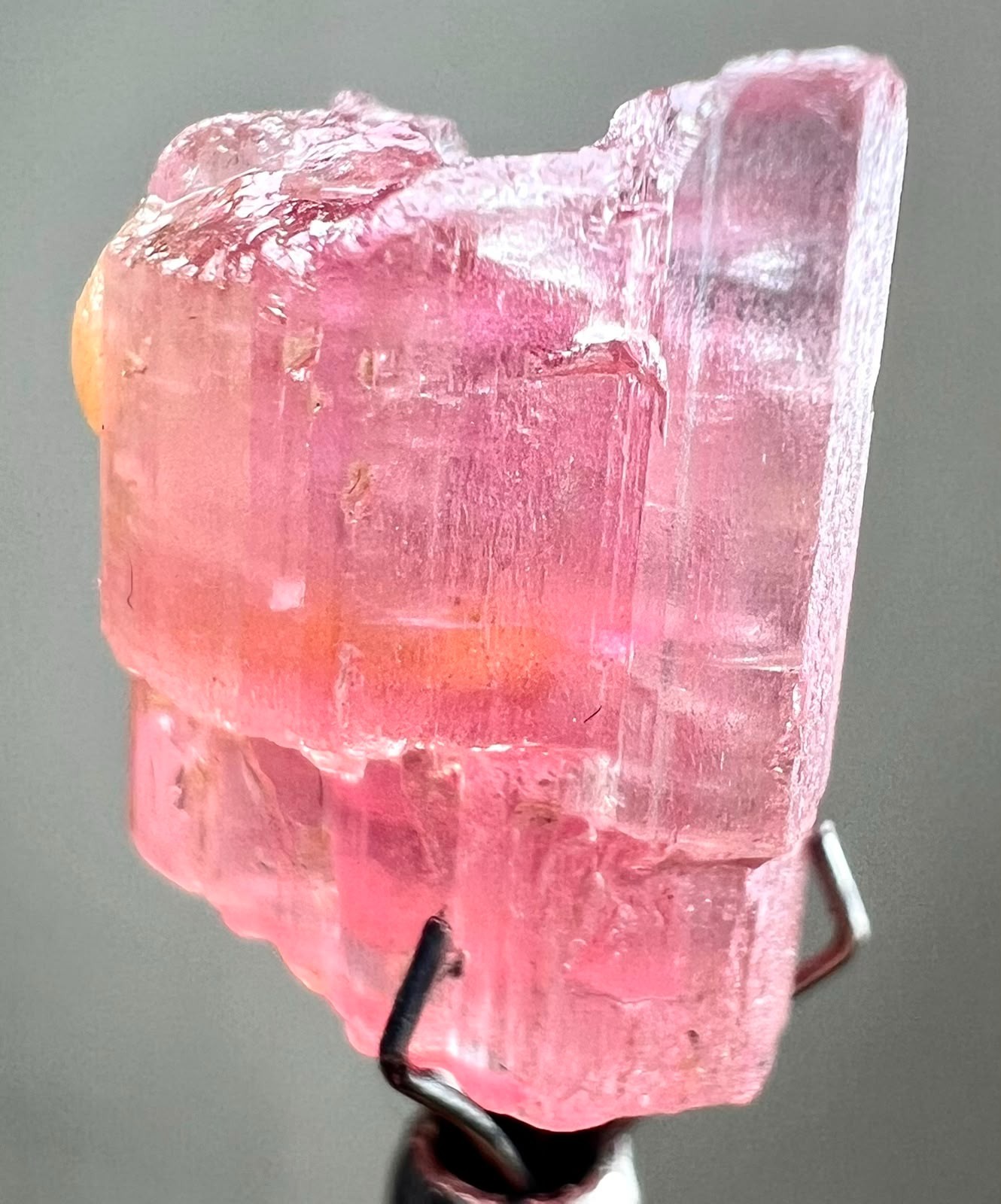 17CT ,High Quality Natural Pink Tourmaline Crystal From Paprok @Afghan