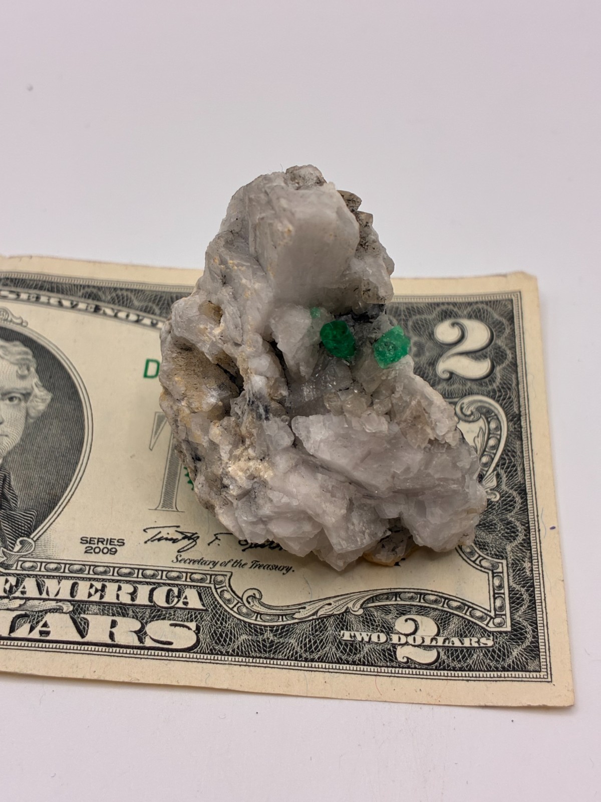 Rough Crystal Colombian Emerald Raw Matrix Collector Piece, Natural Not treament