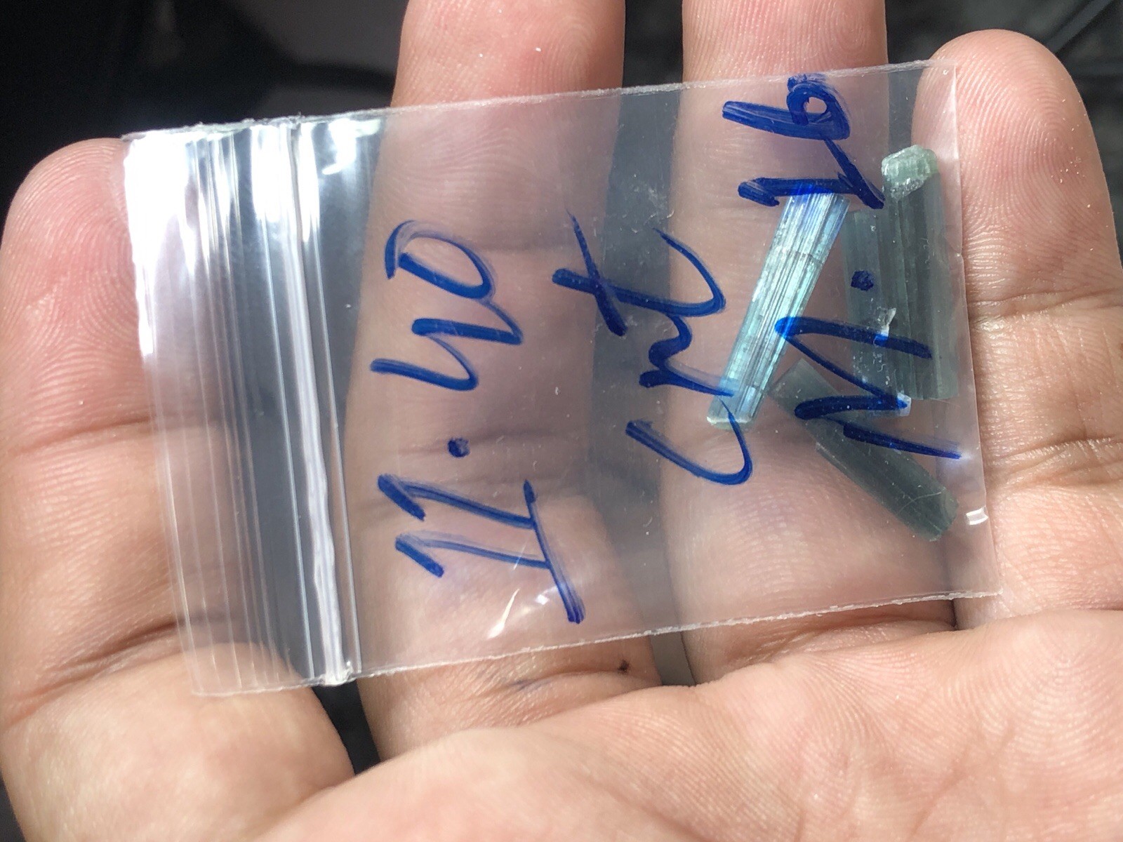 Beautiful Naturel Top Quality indicolite color Tourmaline crystal from afg