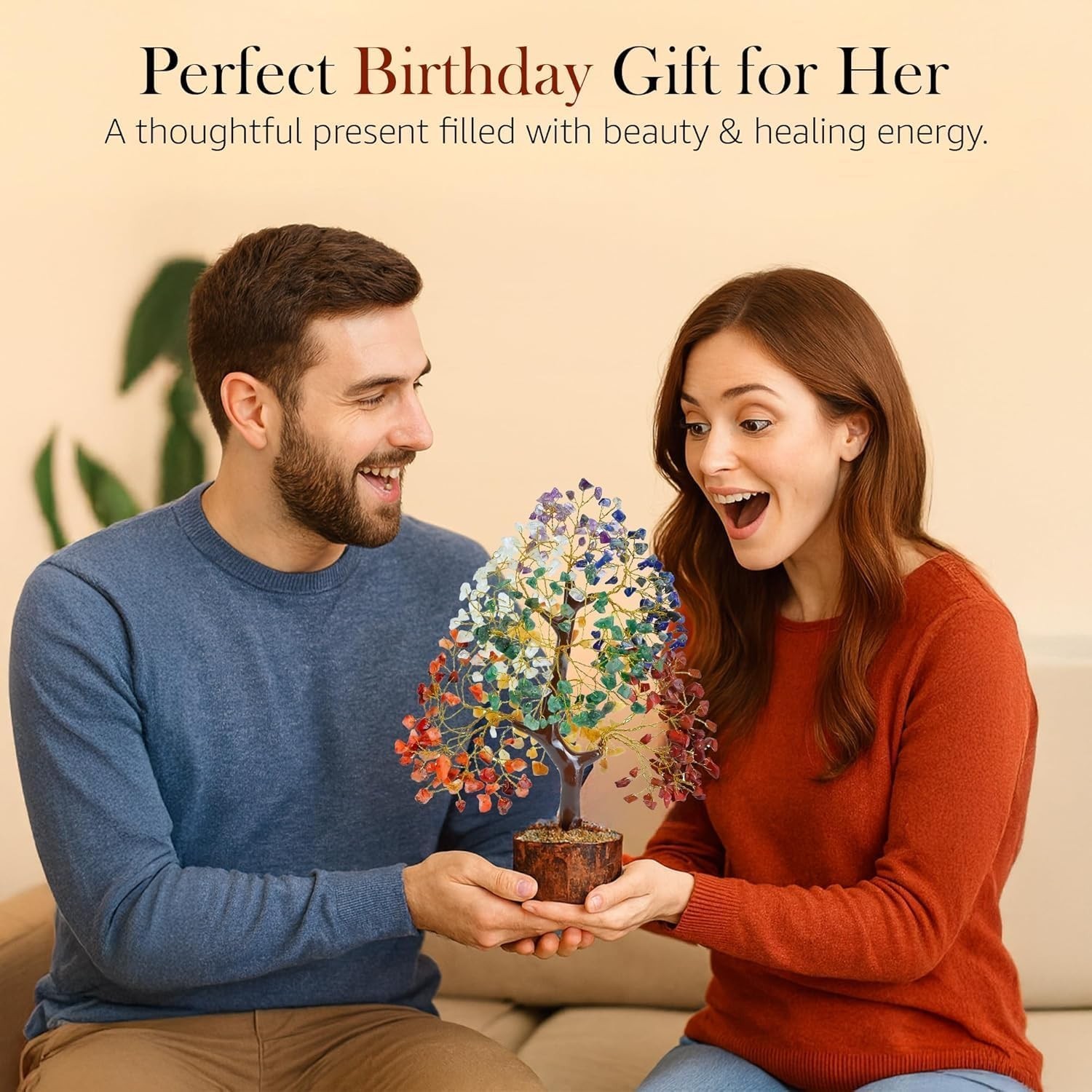 The 7 Chakra Crystal Tree of Life, Birthday Gifts for Women & Men | Healing …