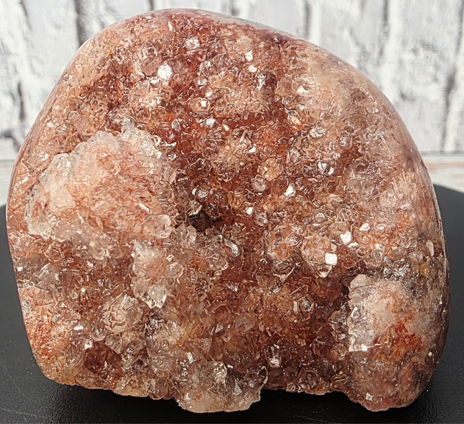 Patagonian Pink Amethyst Druzy Freeform Argentina Self Standing 148.58g