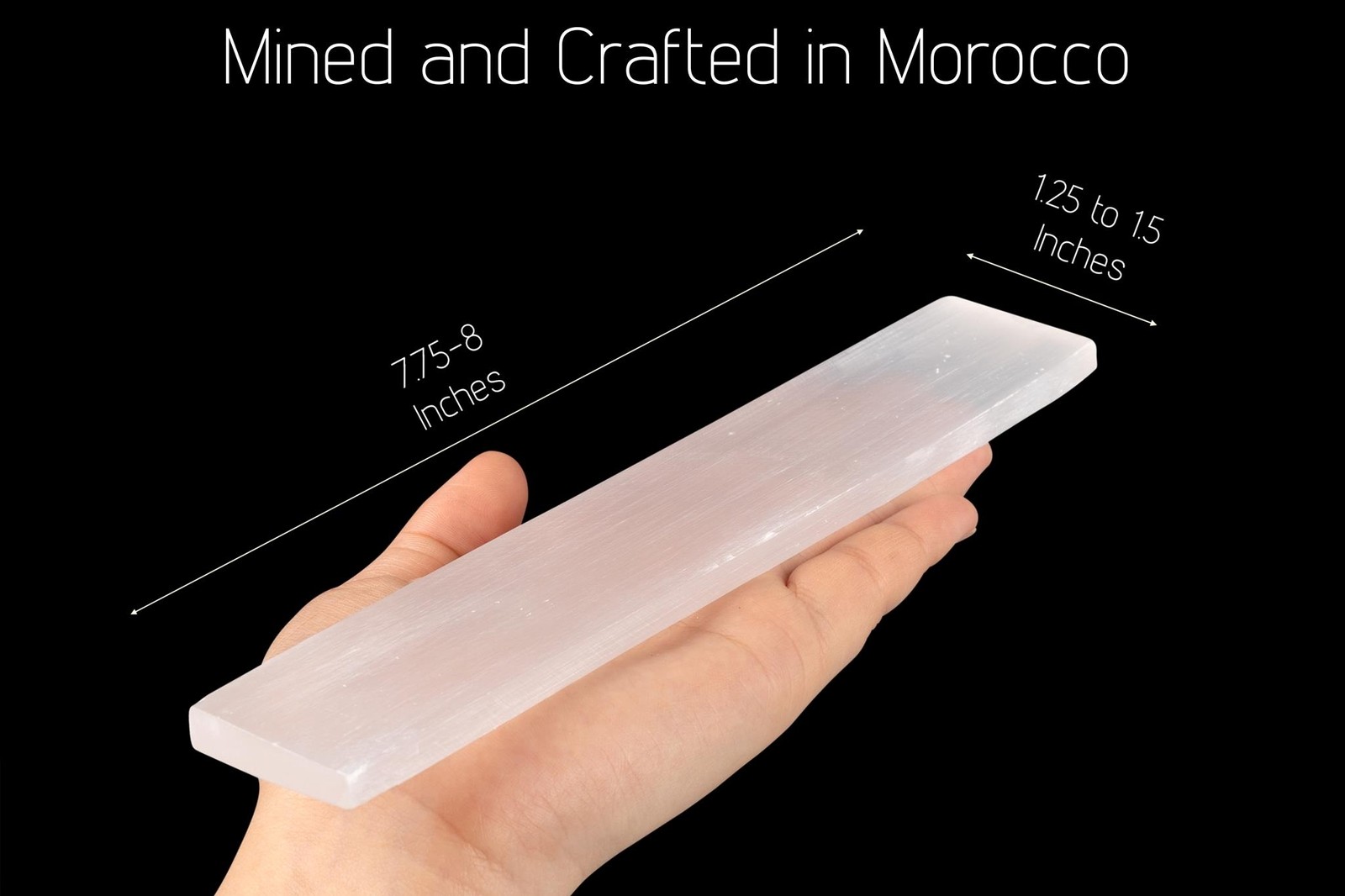 Selenite Charging Plate Large, Selenite Cleansing, Flat Crystal Plate, Selenite