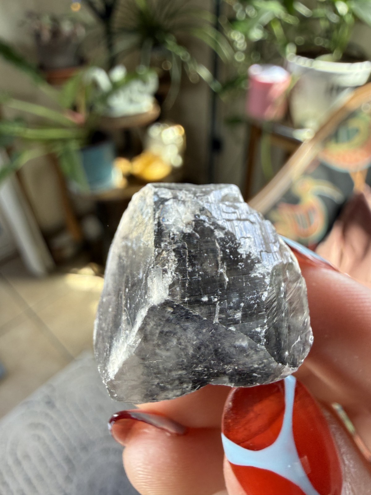 Black “Darth Vader” Dogtooth Calcite (3-Piece Lot) – Daye, Hubei, China – 1.06oz