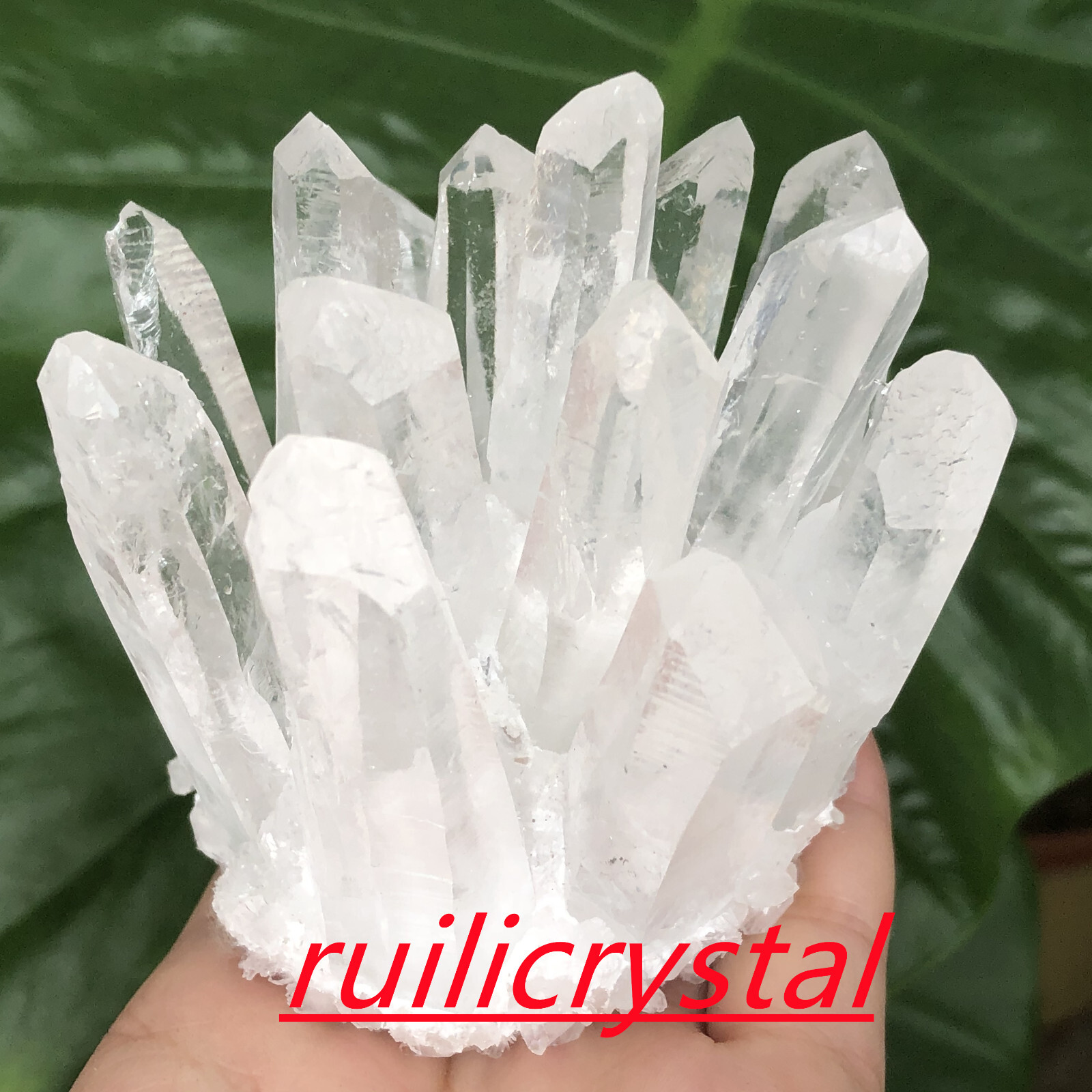 300g+natural clear quartz cluster white crystal point healing decor random 1pc