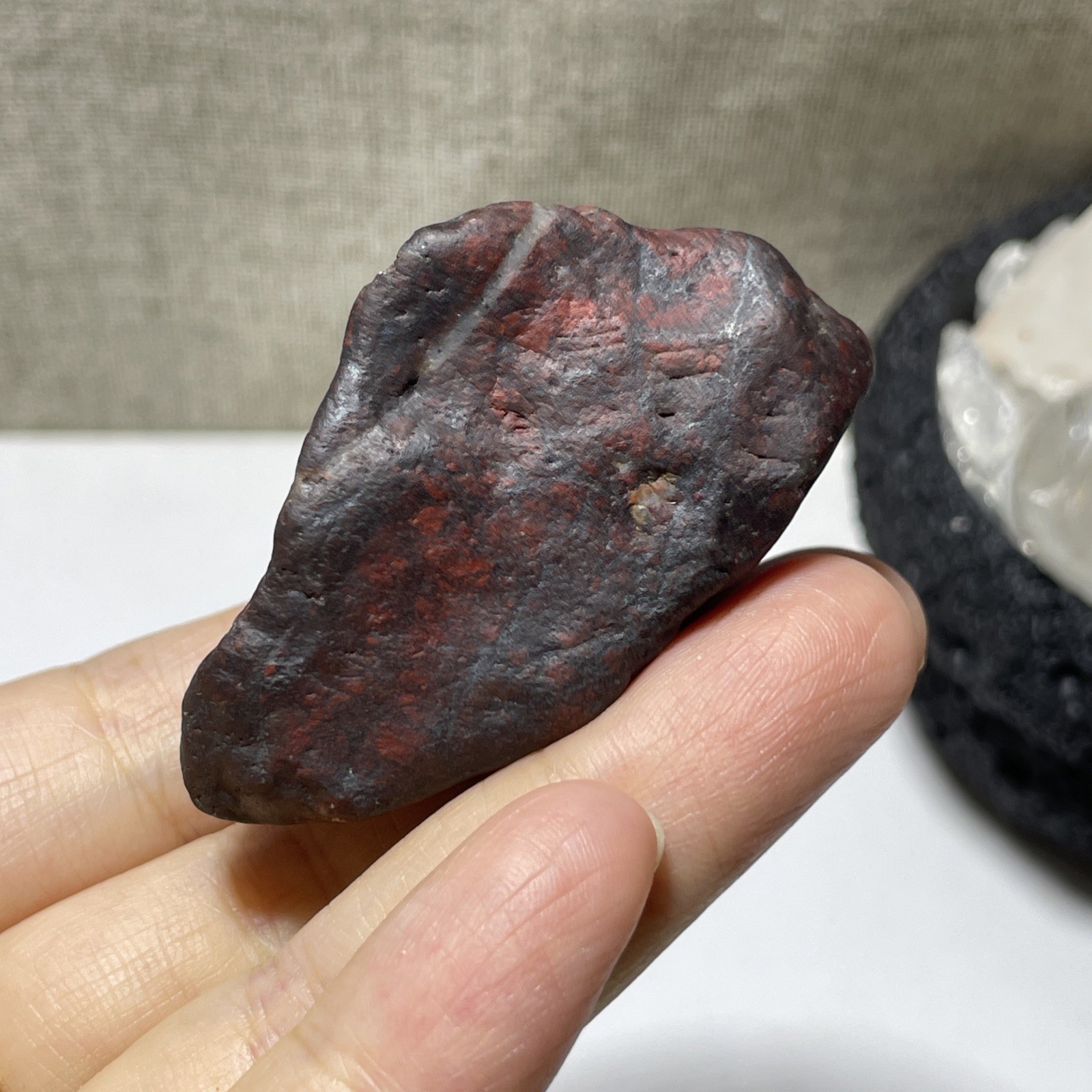 62g Natural Iddingsite meteorite specimen raw stone from China a2212