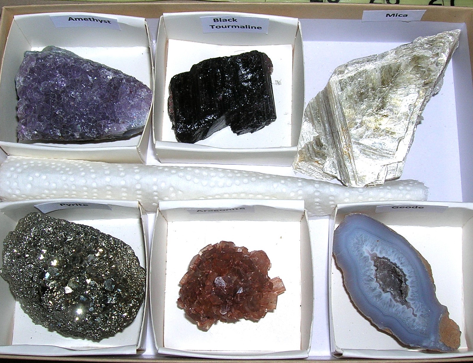 6pc Deluxe Mineral Specimen Set + Bonus M0122