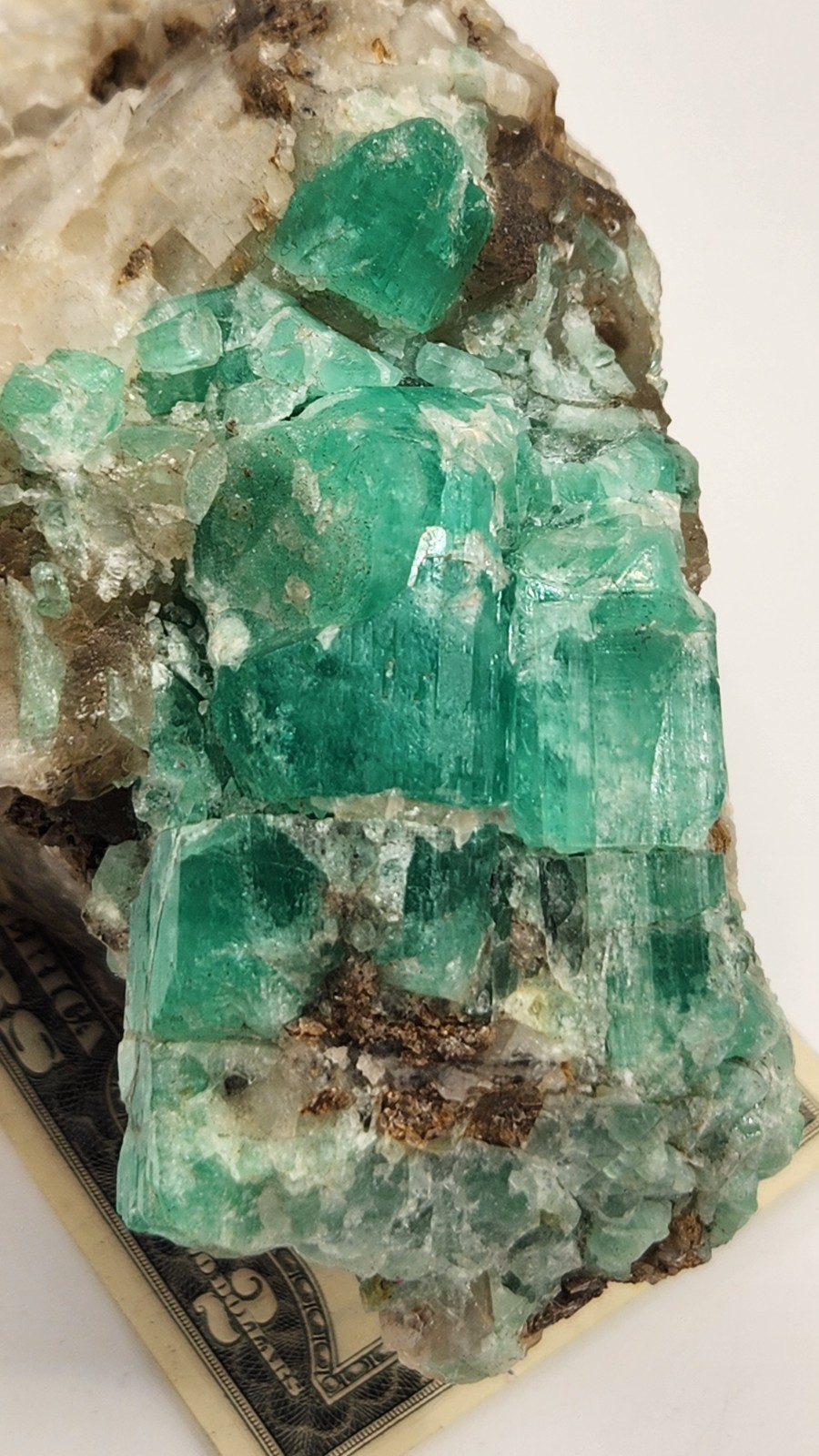 Rough Crystal Colombian Emerald Raw Matrix Collector Piece, Natural Not treament