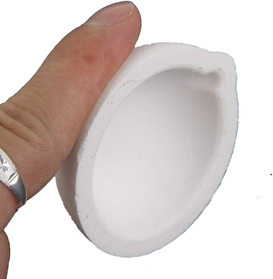 LTKJ 2pcs Smelting Bowl Dish 150g Crucible Melting gold-silver + 25cm Crucibl…
