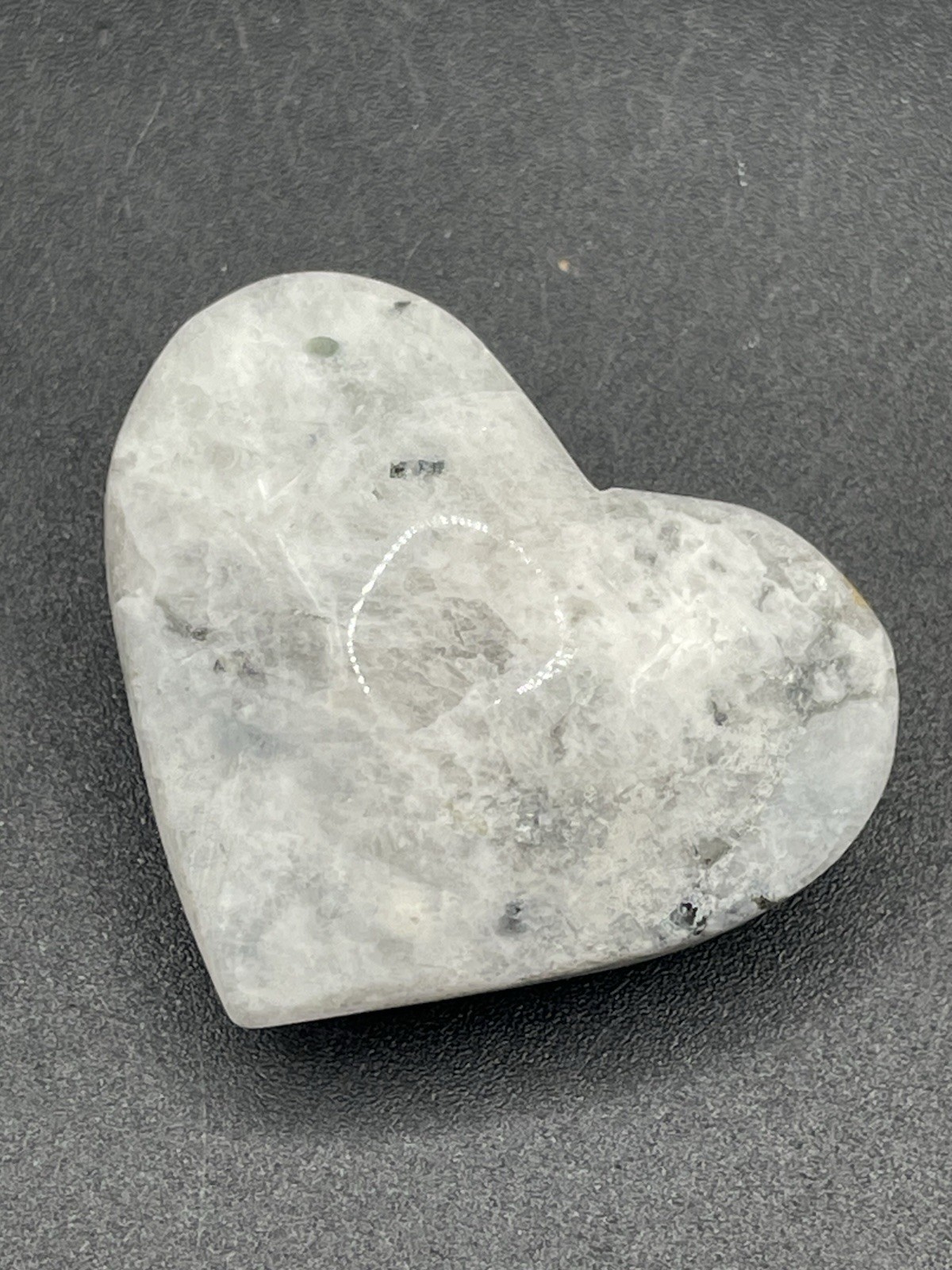 Rainbow Moonstone Heart 36g