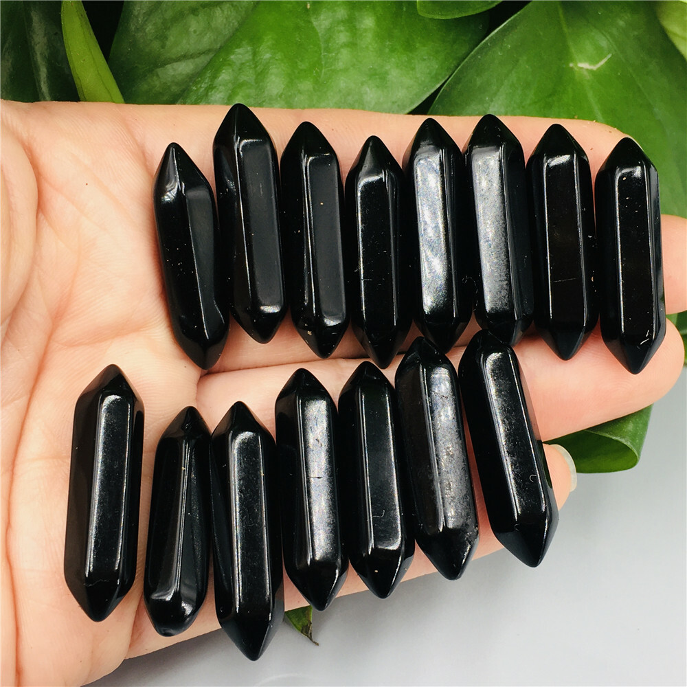 Wholesale ~A Lot Natural Obelisk Quartz Crystal Wand Double Point Reiki Healing