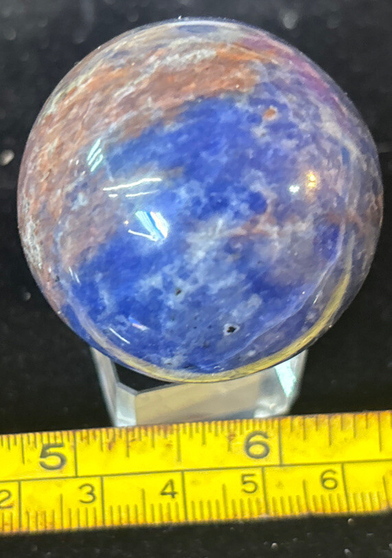 Sodalite 40 mm Sphere With Crystal Stand