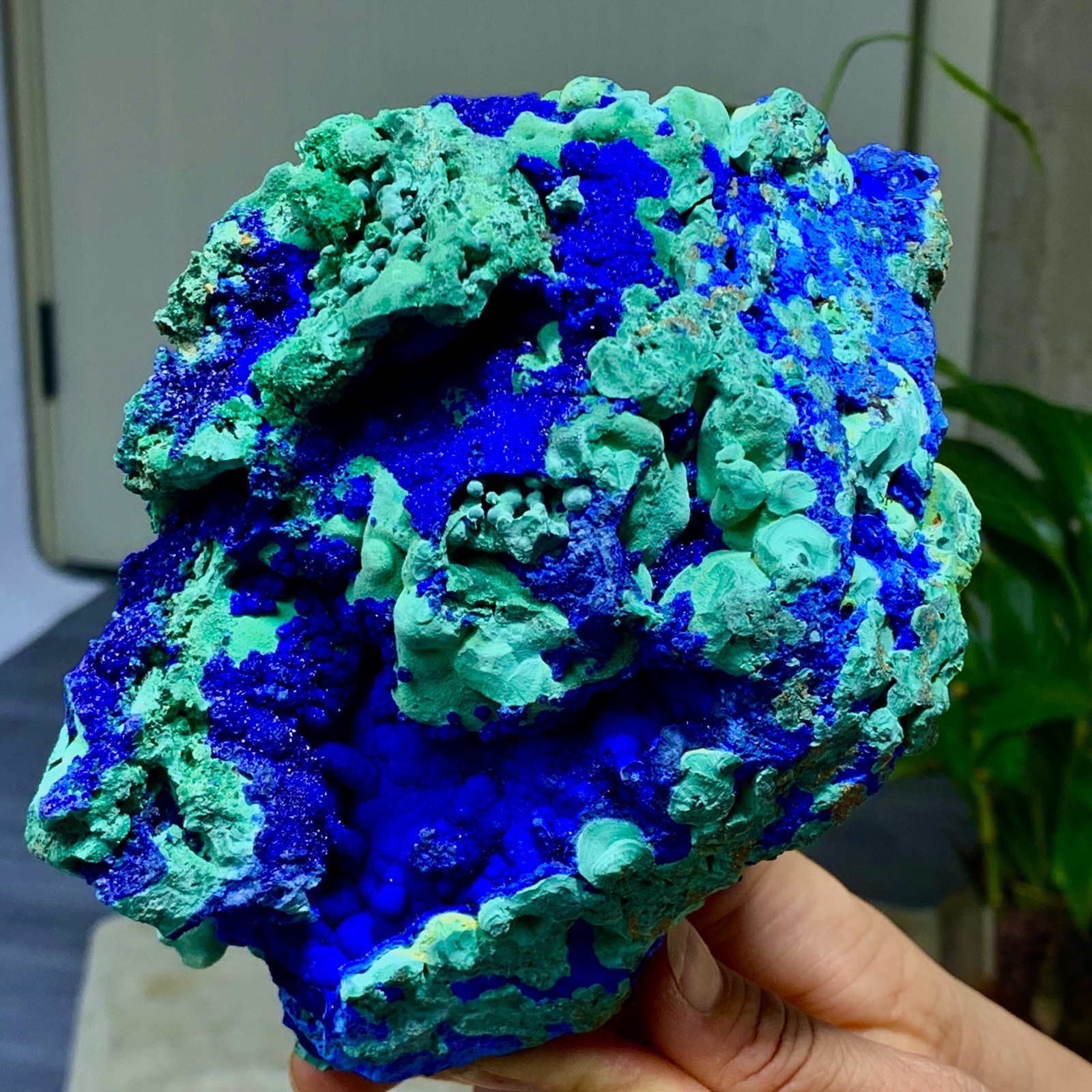 4.71LB Best Natural Azurite/Malachite raw Crystal Mineral Specimen