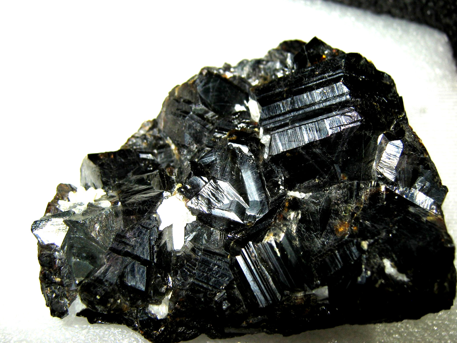 Huge RARE Black Shiny Gem Sphalerite & Amber Pyrite Quartz Crystal Cluster
