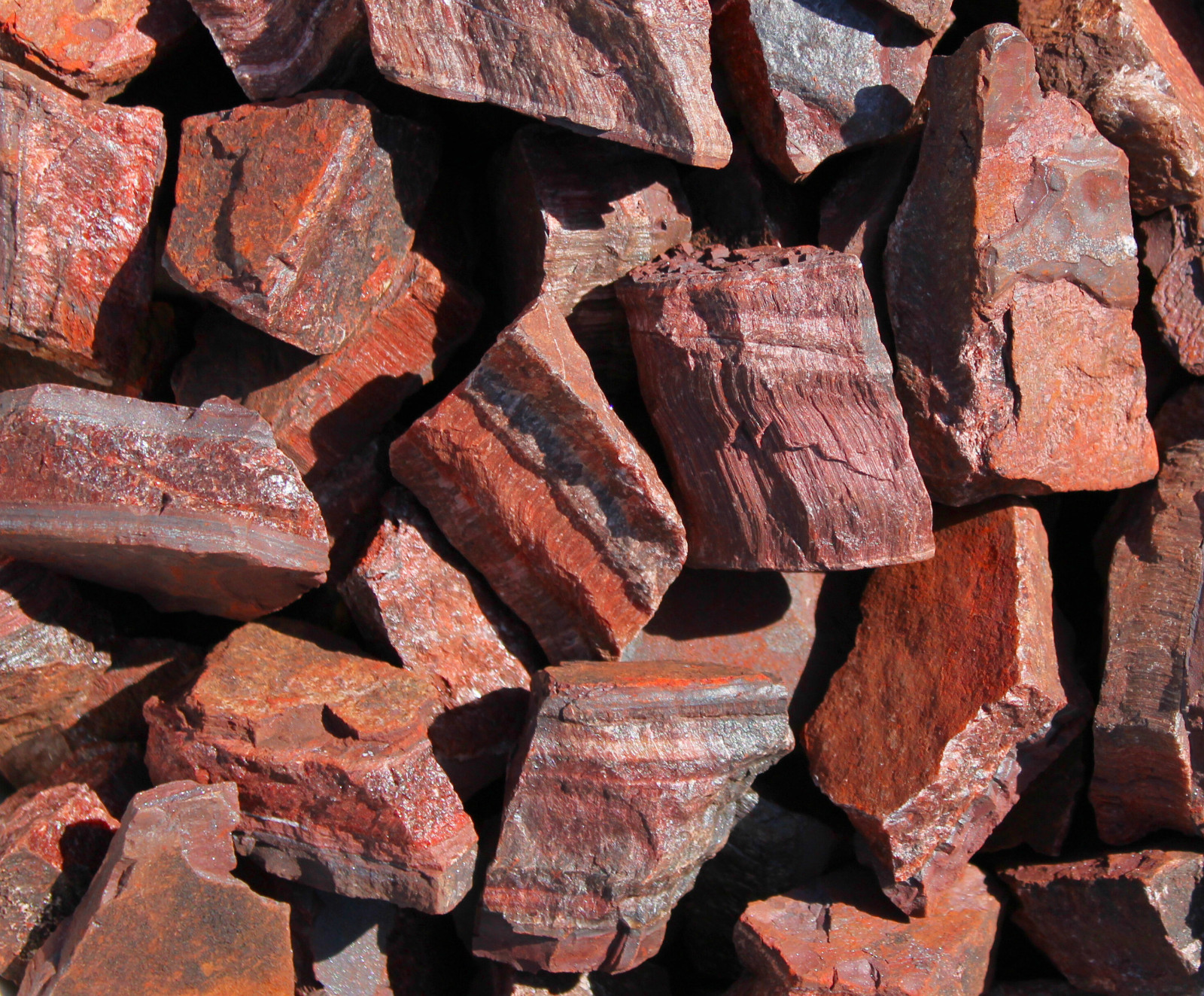 Red Tiger’s Eye – Rough Rocks for Tumbling – Bulk Wholesale 1LB options