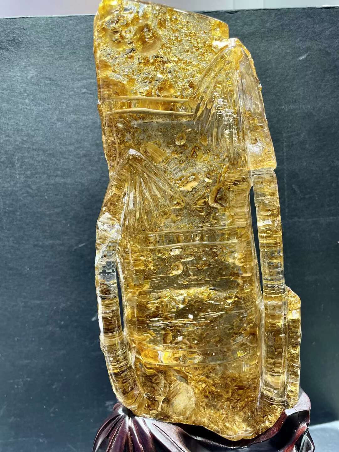 10.5LB Top Natural Fire Quartz bamboo Crystal Cluster Mineral Specimen Reiki