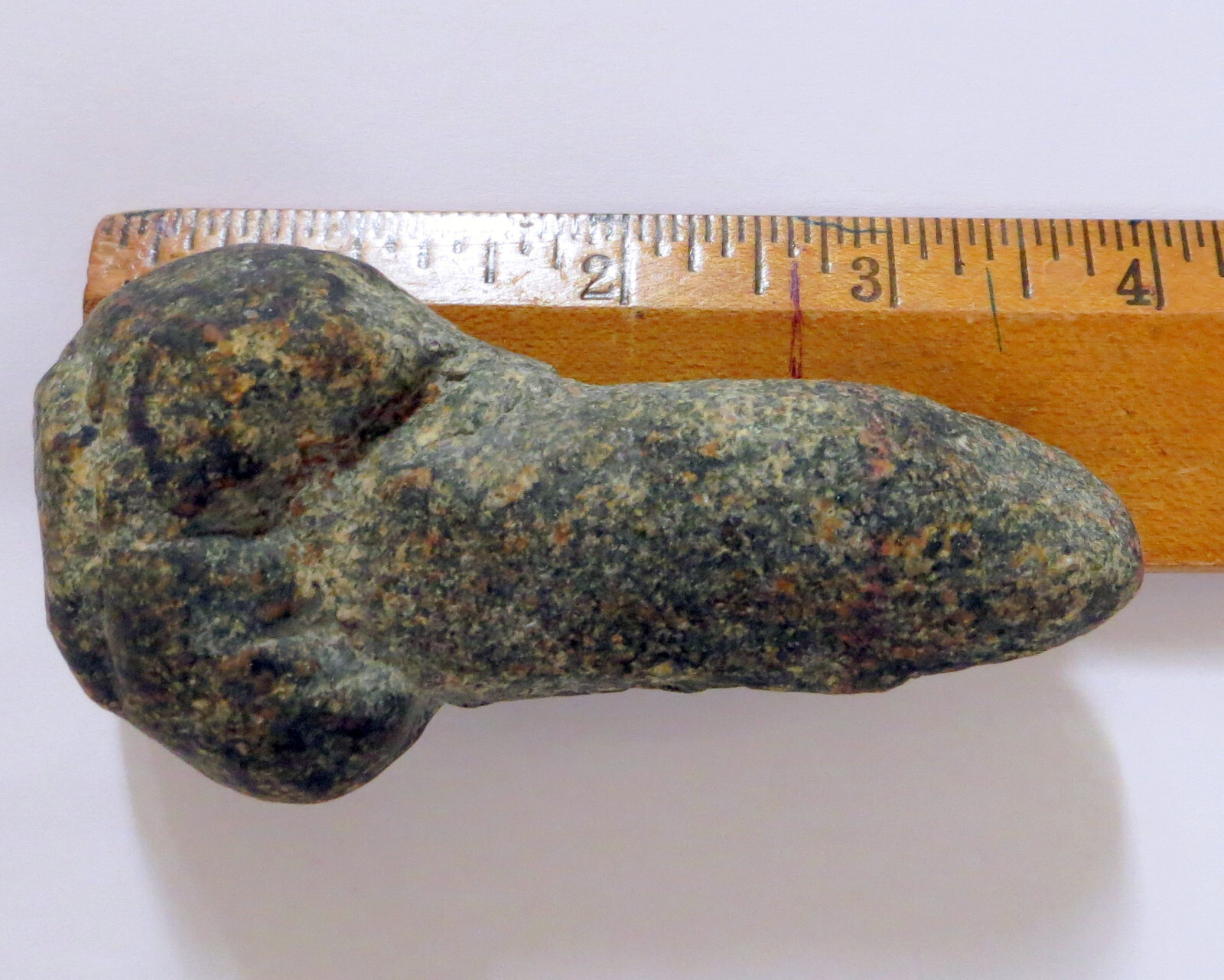 Rare one of a kind ancient male penis with testicles, a rare antique collectible