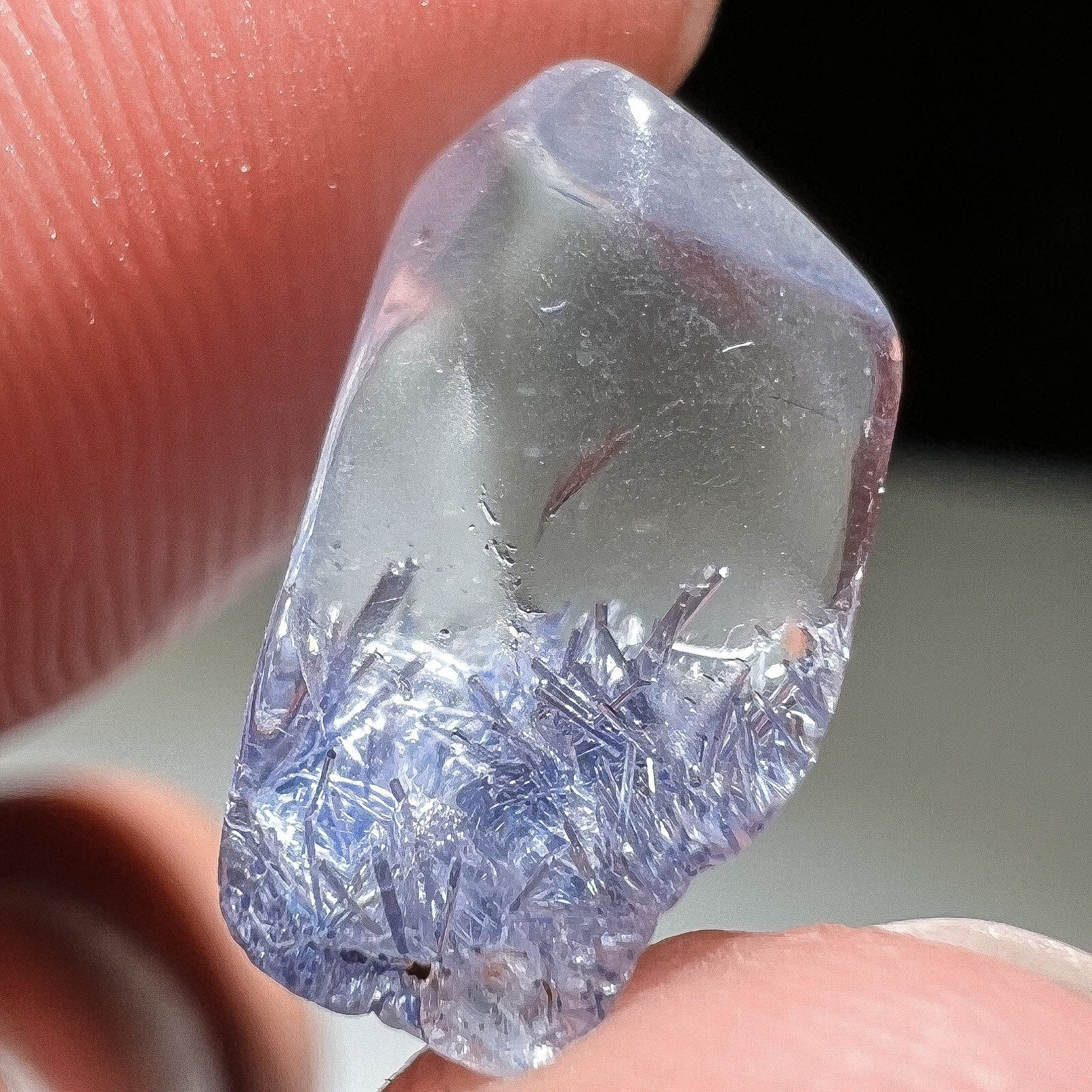 2.2Ct Very Rare NATURAL Beautiful Blue Dumortierite Crystal polishing Specimen