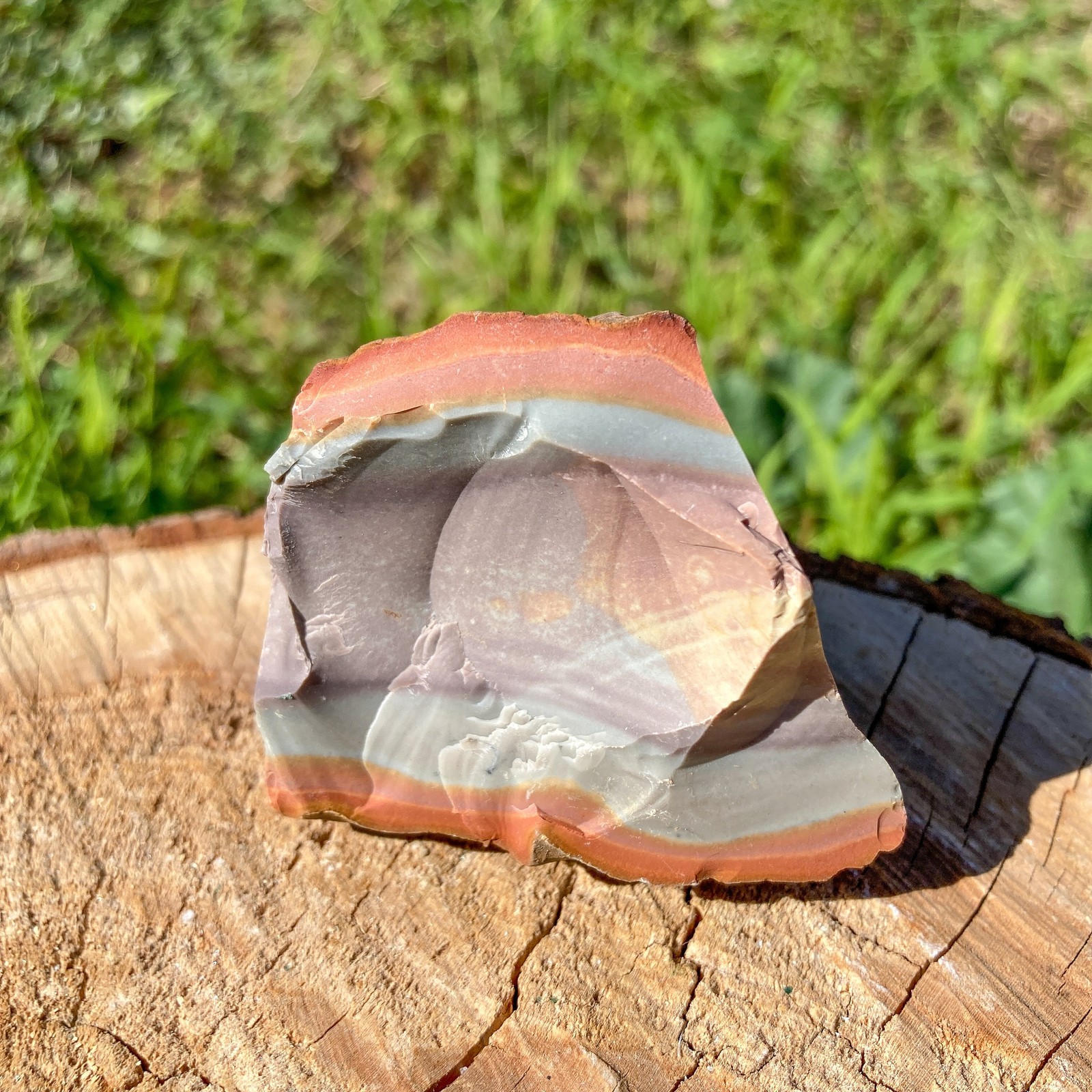 Raw Polychrome Jasper Crystal / Energy Blockages / Transformation / Rebirth