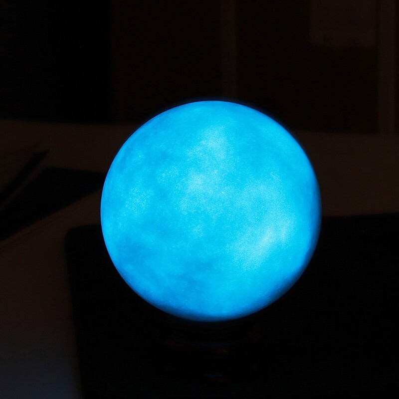 1pc Luminous Stone Green/Blue Glow In The Dark Crystal Sphere Ball 20-70mm