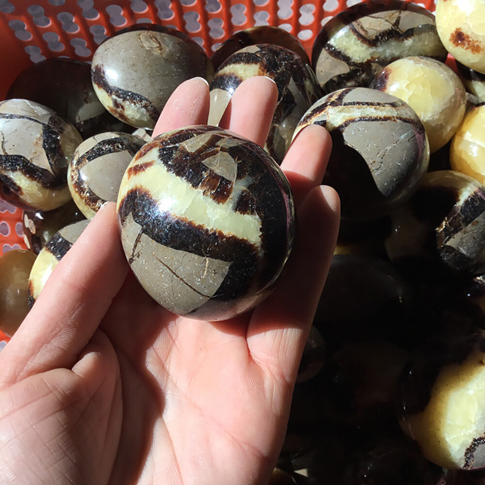 2X Septarian Crystal Dragon Stone Healing Crystal Yoga Meditation Minerals 3-4cm