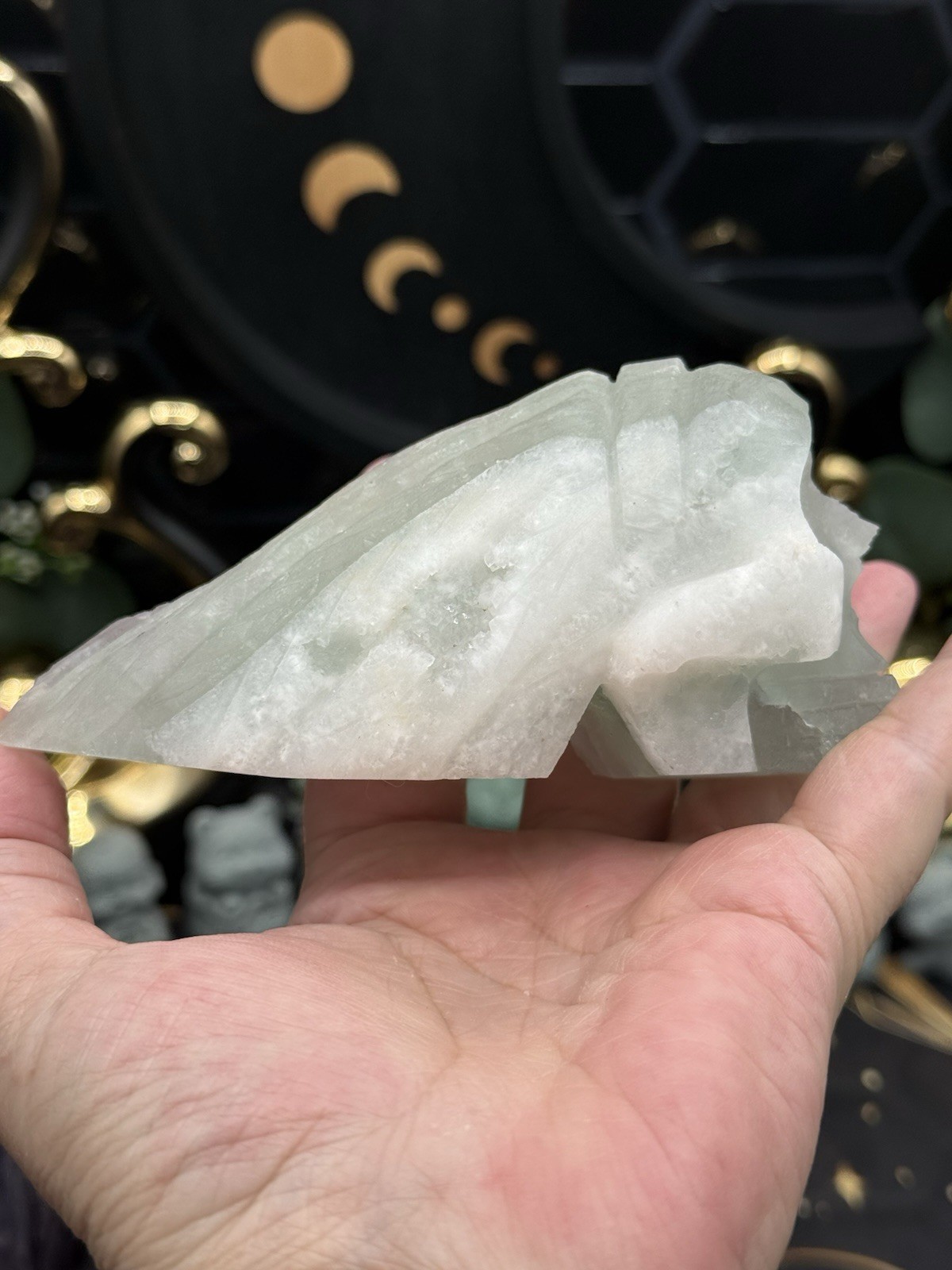 Natural Fluorite Skulls Raw Specimen Feather cube blue purple green free ship