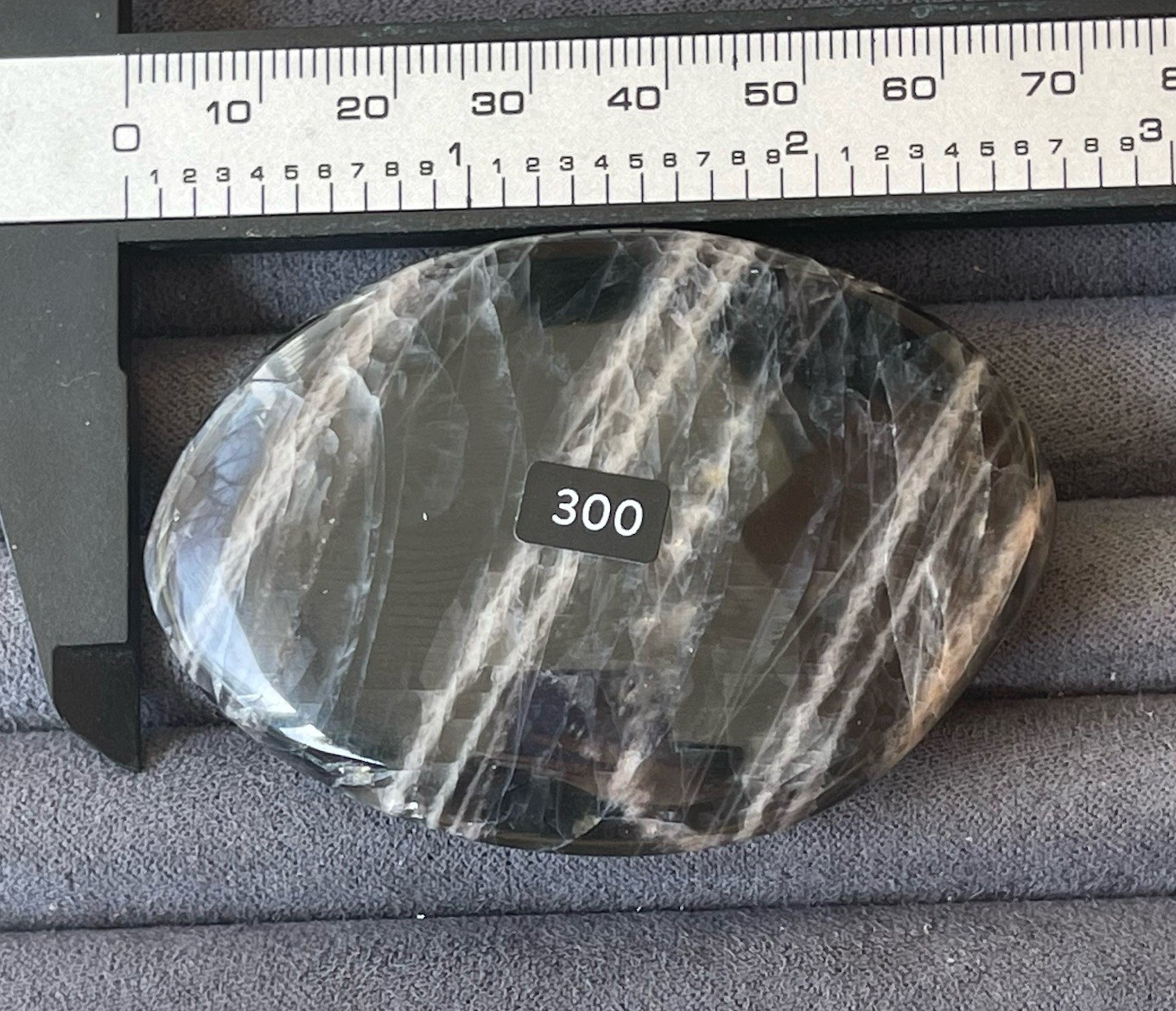 Black Sunstone Flat Palm Medallion Crystal Freeform Confetti sunstone Gemstone